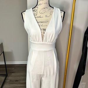 Cutout Ivory Jumpsuit
